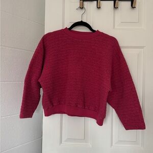 Together Women's Raspberry Crew Neck Sweater